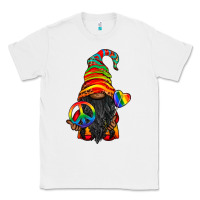 White LGBTQ+ Pride Gnome With Candy Classic Tee - BundleAndBundleShop
