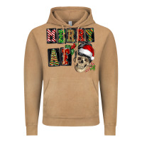 Vintage Camel Merry af skeleton messy bun Vintage Hoodie - NancyCooperArtShop