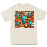 Bone turquoise cross pattern Premium Tee - Jasminsmagicworld