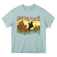 Arona aint goin down til the sun comes up cowboy Heavy Core Tee - NancyCooperArtShop