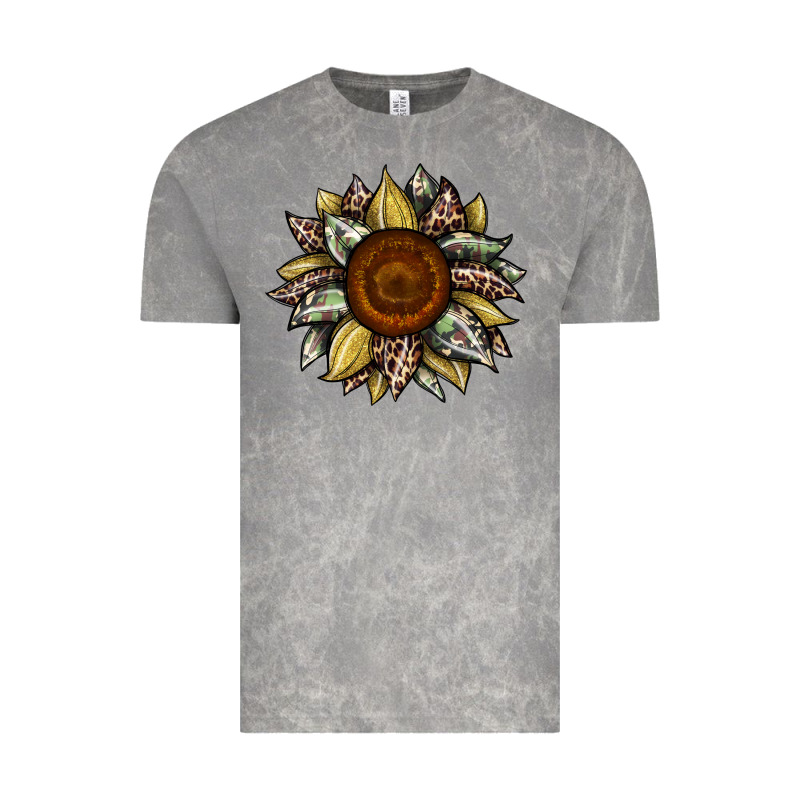 Sunflower Camouflage And Leopard 2 Vintage Tee by JahusDesignShop | Teevron