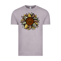 Vintage Zinc sunflower camouflage and leopard 2 Vintage Tee - JahusDesignShop