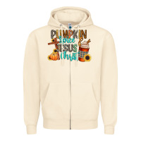 Sandshell pumpkin spice and jesus christ Zipper Hoodie - CowGirlArtShop