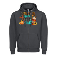 Smoke pumpkin spice and jesus christ Zipper Hoodie - CowGirlArtShop
