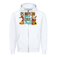 White pumpkin spice and jesus christ Zipper Hoodie - CowGirlArtShop