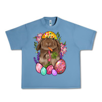 Pebble Blue Rabbit And Carrot Easter Urban Heavy Tee - BundleAndBundleShop