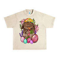 Sandshell Rabbit And Carrot Easter Urban Heavy Tee - BundleAndBundleShop