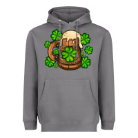 Storm St. Patrick's Beer and shamrock Heavyweight Hoodie - OliviaCreatesArt