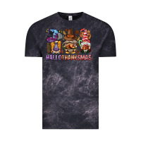 Cloud Black hallothanksmas gnomies bbs Vintage Tee - BundleAndBundleShop