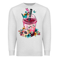 Oatmeal Heather Mexican Day Of The Dead Skulls Coffee Cup Premium Sweatshirt - FaDigitalArtStudio