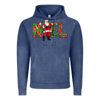 Vintage Denim Noel Santa Vintage Hoodie - NancyCooperArtShop