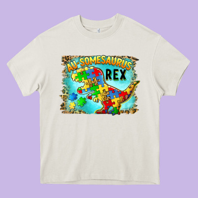 Au Somesaurus Rex Heavy Core Tee Designed By Barkaloodesign