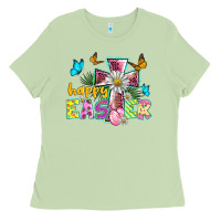 Matcha happy easter cross Ladies Tee - BarkalooDesign