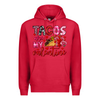 Cardinal tacos are my valentine Premium Hoodie - OliviaCreatesArt