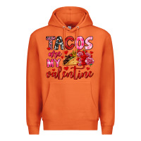 Carrot tacos are my valentine Premium Hoodie - OliviaCreatesArt