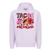 Lilac tacos are my valentine Premium Hoodie - OliviaCreatesArt