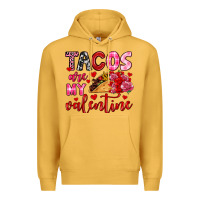 Mustard tacos are my valentine Premium Hoodie - OliviaCreatesArt