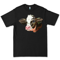 Black holstein calf face Premium Tee - LillyAllenDesigns