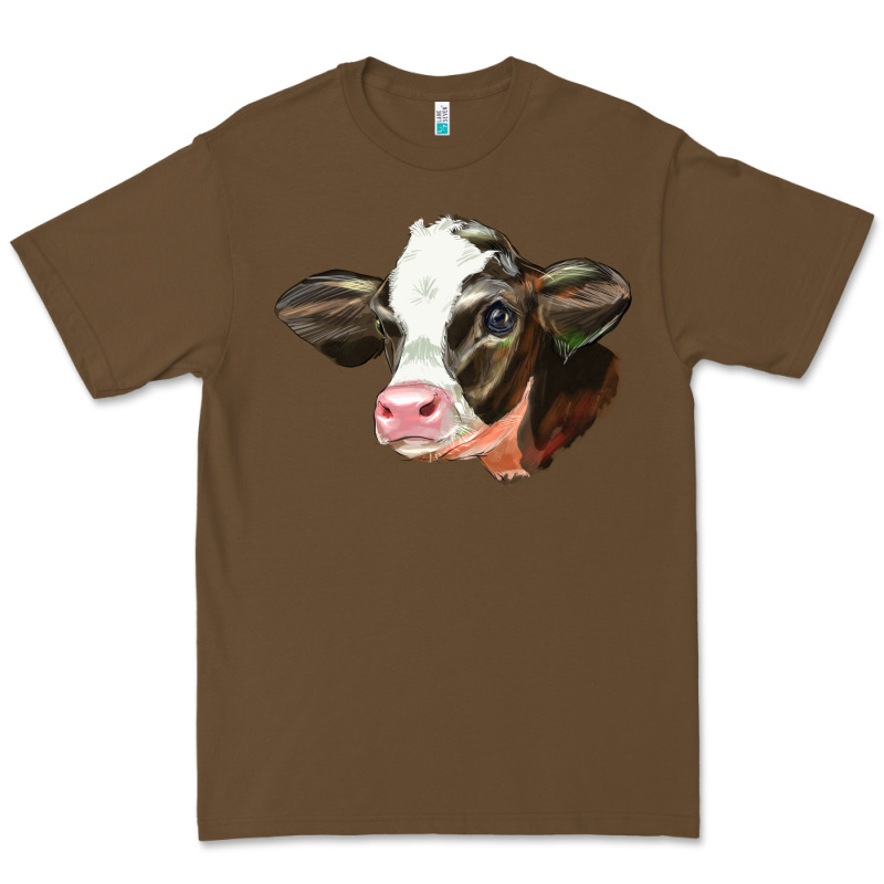 Holstein Calf Face Premium Tee by LillyAllenDesigns | Teevron