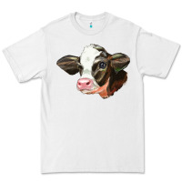White holstein calf face Premium Tee - LillyAllenDesigns