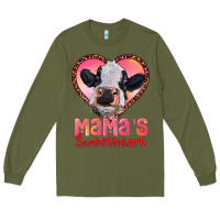 Army Green mamas sweetheart baby cow Long Sleeve Tee - RanaPortraitStore