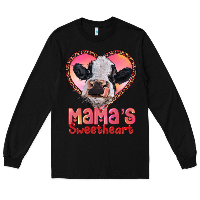 Mamas Sweetheart Baby Cow Long Sleeve Tee by RanaPortraitStore | Teevron