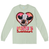 Matcha mamas sweetheart baby cow Long Sleeve Tee - RanaPortraitStore