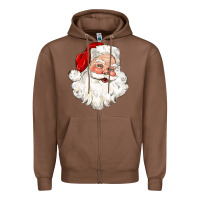 Chestnut santa claus Zipper Hoodie - CowGirlArtShop