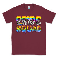 Burgundy Western LGBTQ+ Pride Squad Classic Tee - BundleAndBundleShop