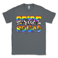 Charcoal Heather Western LGBTQ+ Pride Squad Classic Tee - BundleAndBundleShop