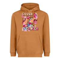 Meerkat Crush Breast Cancer Heavyweight Hoodie - FaDigitalArtStudio