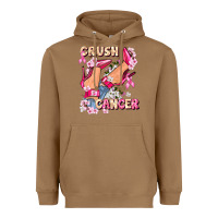 Toasted Coconut Crush Breast Cancer Heavyweight Hoodie - FaDigitalArtStudio