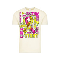 Vintage Arctic breast cancer softball ribbon love cure fight bbs Vintage Tee - BundleAndBundleShop