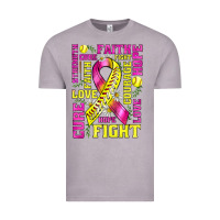 Vintage Zinc breast cancer softball ribbon love cure fight bbs Vintage Tee - BundleAndBundleShop