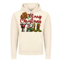 Vintage Artic Merry Christmas Y'all Cowboy Vintage Hoodie - MaliasSmallBusiness