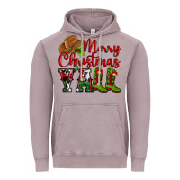 Vintage Zinc Merry Christmas Y'all Cowboy Vintage Hoodie - MaliasSmallBusiness