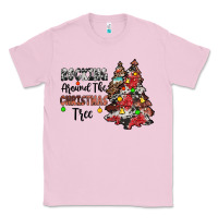Bubblegum Pink rocking around the christmas tree Classic Tee - JahusDesignShop