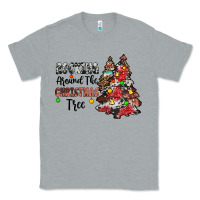Heather Grey rocking around the christmas tree Classic Tee - JahusDesignShop