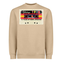 Mushroom 30th birthday 30 years 1990 retro tape cassette Heavyweight Sweatshirt - Bettercallsaul