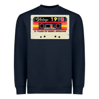 Navy 30th birthday 30 years 1990 retro tape cassette Heavyweight Sweatshirt - Bettercallsaul