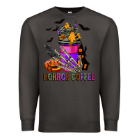 Smoke Horror Coffee Premium Sweatshirt - FaDigitalArtStudio