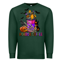 Sports Green Horror Coffee Premium Sweatshirt - FaDigitalArtStudio