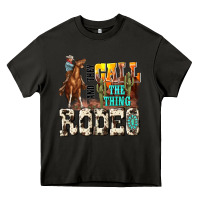 Asphalt and they call the thing rodeo Heavy Core Tee - NancyCooperArtShop