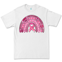 White breast cancer awareness rainbow Premium Tee - Jasminsmagicworld