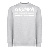 Heather Grey Grumpa Heavyweight Sweatshirt - Bettercallsaul