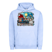 Pigment Grape Ice Happy Easter Urban Hoodie - CowhideDigitalArt