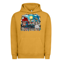 Pigment Peanut Butter Happy Easter Urban Hoodie - CowhideDigitalArt