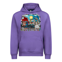 Tulip Happy Easter Urban Hoodie - CowhideDigitalArt