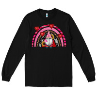 Black valentines day gnomes rainbow Long Sleeve Tee - RanaPortraitStore