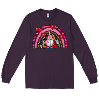 Plum valentines day gnomes rainbow Long Sleeve Tee - RanaPortraitStore